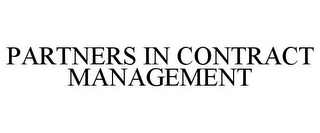 PARTNERS IN CONTRACT MANAGEMENT