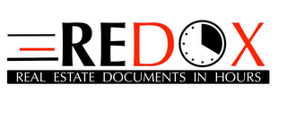 REDOX REAL ESTATE DOCUMENTS IN HOURS