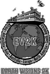 EV2K AFRICA · ANTARCTICA · ASIA · AUSTRALIA · EUROPE · NORTH AMERICA · SOUTH AMERICA EARTH VISIONS 2K