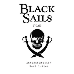 BLACK SAILS RUM ANTIGUA BRITISH WEST INDIES