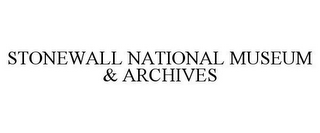 STONEWALL NATIONAL MUSEUM & ARCHIVES