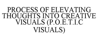 PROCESS OF ELEVATING THOUGHTS INTO CREATIVE VISUALS (P.O.E.T.I.C VISUALS)