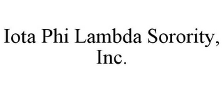 IOTA PHI LAMBDA SORORITY, INC.