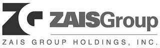 ZG ZAISGROUP ZAIS GROUP HOLDINGS, INC.