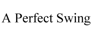 A PERFECT SWING