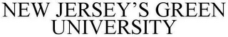 NEW JERSEY'S GREEN UNIVERSITY