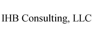 IHB CONSULTING, LLC