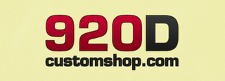 920D CUSTOMSHOP.COM