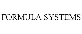 FORMULA SYSTEMS