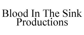 BLOOD IN THE SINK PRODUCTIONS