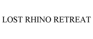 LOST RHINO RETREAT