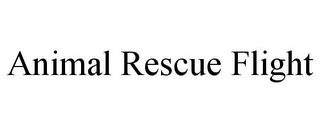 ANIMAL RESCUE FLIGHT