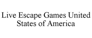 LIVE ESCAPE GAMES UNITED STATES OF AMERICA