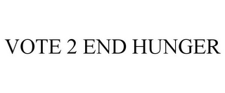 VOTE 2 END HUNGER