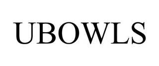 UBOWLS