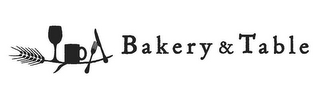 BAKERY & TABLE