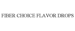 FIBER CHOICE FLAVOR DROPS