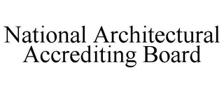 NATIONAL ARCHITECTURAL ACCREDITING BOARD