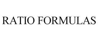 RATIO FORMULAS