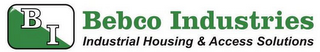 B I BEBCO INDUSTRIES INDUSTRIAL HOUSING & ACCESS SOLUTIONS