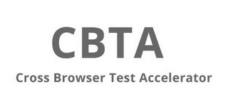 CBTA CROSS BROWSER TEST ACCELERATOR