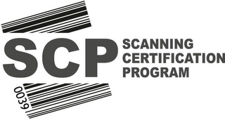 SCP SCANNING CERTIFICATION PROGRAM 0039