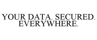 YOUR DATA. SECURED. EVERYWHERE.