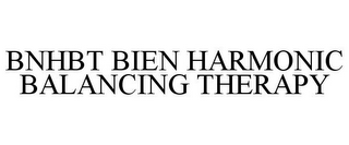 BNHBT BIEN HARMONIC BALANCING THERAPY