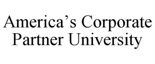 AMERICA'S CORPORATE PARTNER UNIVERSITY