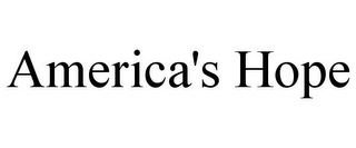 AMERICA'S HOPE