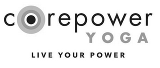 COREPOWER YOGA LIVE YOUR POWER