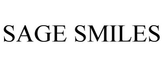 SAGE SMILES