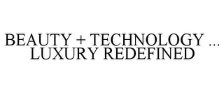 BEAUTY + TECHNOLOGY ... LUXURY REDEFINED