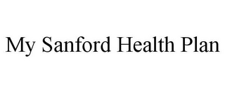 MY SANFORD HEALTH PLAN