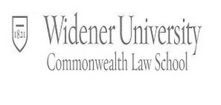 WIDENER UNIVERSITY COMMONWEALTH LAW SCHOOL