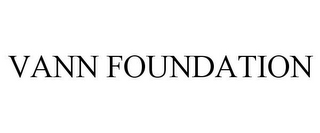 VANN FOUNDATION