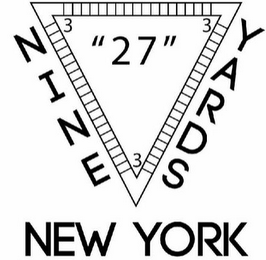 3 "27" 3 3 NINE YARDS NEW YORK