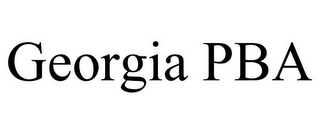 GEORGIA PBA