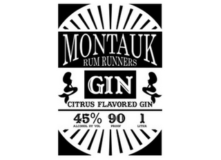 MONTAUK RUM RUNNERS GIN CITRUS FLAVOREDGIN