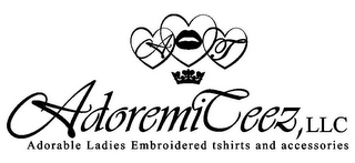 A T ADOREMI TEEZ, LLC ADORABLE LADIES EMBROIDERED TSHIRTS AND ACCESSORIES