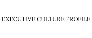 EXECUTIVE CULTURE PROFILE