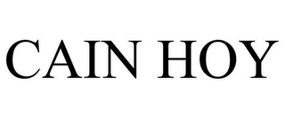 CAIN HOY
