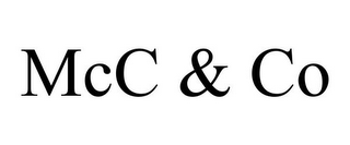 MCC & CO