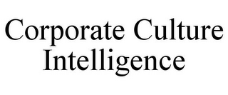 CORPORATE CULTURE INTELLIGENCE