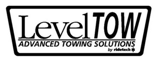 LEVELTOW ADVANCED TOWING SOLUTIONS BY RIDETECH