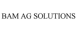 BAM AG SOLUTIONS