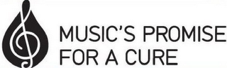 MUSIC'S PROMISE FOR A CURE