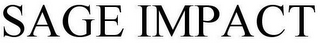 SAGE IMPACT