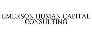 EMERSON HUMAN CAPITAL CONSULTING