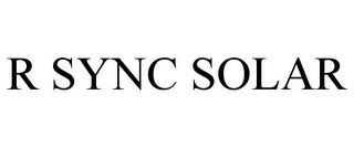 R SYNC SOLAR